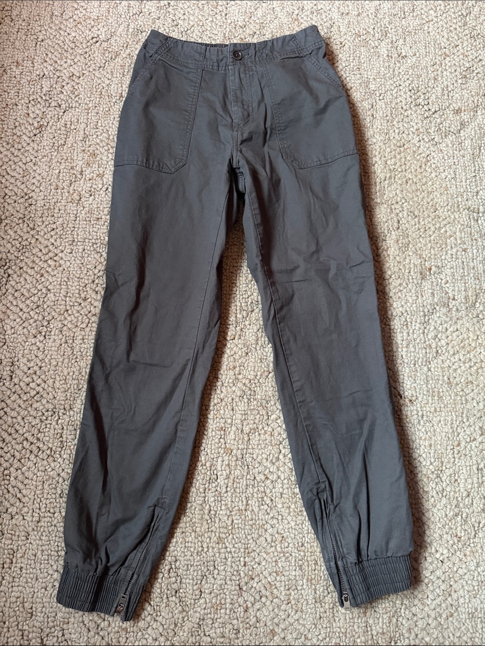 Women's Charcoal Utility Jogger Pants